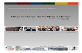 Observatorio de Política Exteriorcentrogilbertobosques.senado.gob.mx/docs/OPE_010.pdf · 2019. 8. 5. · Observatorio de Política Exterior Reporte octubre 2015 ... solución de