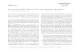 Editorial Vol. 41, Núm. 2 · 2019. 9. 20. · 46 Ocampo-Martínez J. La antropología médica como antropología filosófica. Rev Mex Angiol 2013; 41(2): 44-47 Desde esta orientación,