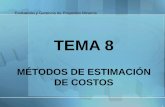 TEMA 8saber.ucv.ve/bitstream/123456789/9454/8/TEMA 8... · 2015. 5. 25. · Standard Z94.2): •Clase I. Estimación de orden de magnitud. Precisión +50 y -30%. ... de la instalación
