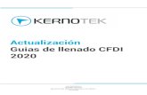 Actualización Guias de llenado CFDI 2020 - Kernotek · 2021. 5. 3. · nueva opción en emax en el menú de Catalogo Generales Formas de pago Venta, → → solo es necesario seleccionar