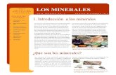 ¿Que son los minerales? - UACJ. MINERALES.pdfLos silicatos son el grupo mas numeroso dentro de los minerales (Zilio, 2011) El granito es un material común en la cons-trucción. Se