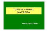 TURISMO RURAL NAVARRA · 2005. 11. 8. · Argumentos(1) Navarra • Equilibrador territorial. • Complementariedad de la renta agraria familiar. • Conservación del patrimonio
