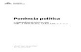 Ponència política - e-noticies · 2013. 5. 20. · Agenda catalana: la legitimació democràtica del procés a Catalunya ... del poble de Catalunya, de 23 de gener de 2013.....19