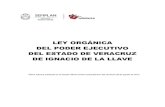 LEY ORGANICA DEL PODER EJECUTIVO DEL ESTADO DE … · 2014. 4. 11. · Ley Orgánica del Poder Ejecutivo del Estado de Veracruz de Ignacio de la Llave Subprocuraduría de Legislación