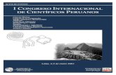 I-Congreso Internacional de Científicos Peruanos · 2016. 5. 12. · ´indice general comite de programa del i-cicp´ ii comite de programa de la conferencia internacional de la´