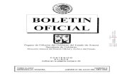 BOLETIN OFICIALOFICIAL DEL ESTADO Y PERIÓDICO EL “CAMBIO" DE ESTA CíL/DAD, POR TRES VECES JUEVES 21 DE JULIO DEL 2005 BOLETIN No. 6 OFICIAL CONSECUTIVAS, EN TÉRMINOS DE LOS ARTÍCULOS