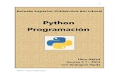 Python Programaciónresolver problemas basada en los principios de la construcción de algoritmos . El soporte computacional es el lenguaje Python con el que se explora y se adquiere