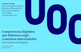 Ciro Llueca @cirollueca a nuestras universidades Competencias … · 2020. 11. 2. · Competencias digitales En la sociedad del conocimiento: Ester van Laar, Alexander JAM van Deursen,