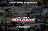 3 Inf - Ecuador Chequea...4 Inf - 2020, año de la desinfodemiaclaves para el desarrollo de nuestro tra-bajo y el combate a la desinformación. Por ello, desde mayo arrancamos con