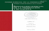 ISSN 1405-7921 · 2016. 12. 5. · Impreso en México Printed in Mexico. Se m a n a r i o judicial d e l a f e d e r a c i ó n ... CoNtradiCCióN de teSiS 440/2010. eNtre laS SuSteNtadaS