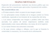 MAPAS MENTALESdhi.mx/Archivos/Comun/Mapas mentales.pdf · 2013. 4. 7. · MAPAS MENTALES . Expresión del pensamiento mediante una técnica gráfica que nos ofrece una llave maestra