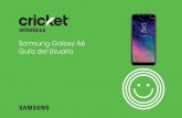 Samsung Galaxy A6 A600AZ Manual del usuario · PDF file 2019. 3. 28. · 1. Inserte el cable USB en el puerto para accesorios/cargador USB. 2. Conecte el cable USB a la unidad de carga