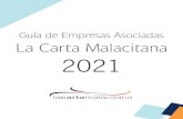 Guia Carta Malacitana 2021:Guia Malacitana...acontecimientos más especiales de Má-laga, implicándonos en sus momentos de disfrute y diversión, y colaborando con la cultura, el