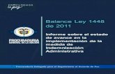 República de Colombia Procuradora Delegada para el ......reclutamiento forzado de menores (hasta 30 smmlv), y vii) desplazamiento forzado (hasta 17 smmlv). CONPES 3712 de 2011 •Establece