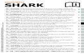 SHARK - INNOTECH · 2018. 11. 5. · SHARK / Versión 180911 / ... Limpie la cuerda con agua tibia y jabón suave, enjuáguela con agua clara y déjela secar al aire (jamás la seque