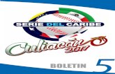 05 Boletin 5 - Sitio Web Oficial del INDER · 2020. 11. 14. · tabla de enfrentamiento estado de los equipos 3 round robin cub dom mex pur ven jj jg jp cub * 4-0 4-0 6-1 3-8 4 3