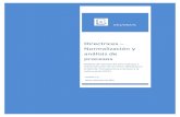 Directrices Normalización y análisis de procesos · 2020. 8. 2. · G01/G Política de gestión de documentos y archivos G01/D01/G Planes estratégicos G01/D03/G Roles, responsabilidades