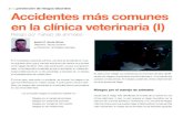 Accidentes más comunes en la clínica veterinaria (I)axonveterinaria.net/.../1/1_Accidentes_comunes.pdfAccidentes más comunes en la clínica veterinaria (I) Riesgo por manejo de