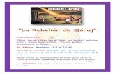 La Rebelión de Qóraj Rebelión de... · 2019. 2. 26. · Tierra Prometida desde antes de la fundación del olam (mundo) y evitaremos AHORA graves consecuencias en nuestras jayim