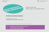 agenda semana de las mujeres 3 - Argentina · 2020. 3. 10. · 9.30-12 h. Encuentro/debate: “El rol de las mujeres en el Sistema Federal del Manejo del Fuego”. Presenta: Nora