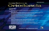 Contenido - medigraphic.com · 2021. 3. 23. · de Ortodoncia. La historia del desarrollo en México de la Ortodoncia es una secuencia de entrenamien-tos privados con maestros estadounidenses