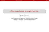 Acumulación de energía térmica · 2020. 11. 12. · IntroducciónTipos deacumulaciónBaja TAlta TAcumulación de energía (TES): Objetivos Flexibilidaden los equipos decogeneración