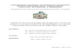 UNIVERSIDAD NACIONAL AUTONOMA DE NICARAGUA · 2017. 11. 27. · UNIVERSIDAD NACIONAL AUTONOMA DE NICARAGUA RECINTO UNIVERSITARIO “RUBEN DARIO” FACULTAD DE CIENCIAS E INGENERIA