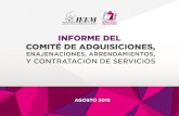 Informe del Comité de Adquisiciones, Enajenaciones,...Registro de Testigos Sociales de la Universidad Autónoma del Estado de México, y ante el Instituto de Transparencia y Acceso