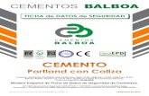 FDS Cemento, Cementos BALBOA, Alconera 22-11-2017 Ed … · 2019. 11. 5. · Aprobado por Junta Directiva de OFICEMEN (22-11-2017) 1 CEMENTOS BALBOA Producto: Cemento Portland con