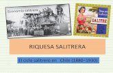 Presentación de PowerPoint - Instituto Cecal€¦ · El ciclo salitrero en Chile (1880–1930) SALITRE ... 1. Construcción de líneas férreas desde Iquique hasta Puerto Montt.