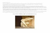 LA VICTÒRIA DE SAMOTRACIA - el Claustre · 2021. 3. 30. · La de la dreta és l'escultura “el boxejador assegut” d'autor anònim. (aquesta és de bronze, se suposa una còpia