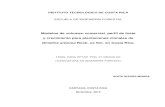 ESCUELA DE INGENIERÍA FORESTAL · 2017. 8. 18. · Modelos de volumen comercial, perfil de fuste y crecimiento para plantaciones clonales de Gmelina arborea Roxb. ex Sm. en Costa