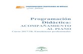PD ACP 2017-2018 - Conservatorio de Bazaconservatoriodebaza.com/wp-content/uploads/2018/05/PD... · 2021. 4. 9. · Desarrollar la capacidad creativa aplicada a la interpretación