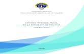 CÓDIGO PROCESAL PENAL DE LA REPÚBLICA DE PANAMÁministeriopublico.gob.pa/wp-content/uploads/2018/08/... · 2019. 8. 19. · Que adopta el Código Procesal Penal (Gaceta Oficial
