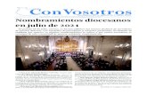 ConVosotros · 2021. 7. 19. · ConVosotros Semanario de la Iglesia en Ciudad Real Año XXXVII – n.º 2020 – D.L.: CR-91/1988 Domingo, 25 de julio de 2021 • Don Luis Eduardo