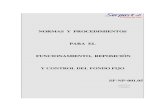 NORMAS Y PROCEDIMIENTOS PARA EL FUNCIONAMIENTO, REPOSICIÓN Y CONTROL DEL FONDO FIJO ...clientes.serpost.com.pe/.../MAPRO/fondofijo.pdf · 2012. 12. 8. · SF-NP-001.05 NORMAS Y PROCEDIMIENTOS