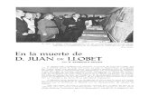 En la muerte de D. JUAN DE LLOBET