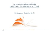 Curso Fundamentos ITIL® - Catálogo de Servicios de TI ...