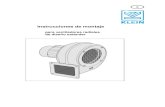 para ventiladores radiales de diseño estándar