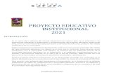 PROYECTO EDUCATIVO INSTITUCIONAL 2021
