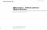 Home Theatre System - Sony
