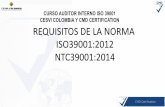 CURSO AUDITOR INTERNO ISO 39001 CESVI COLOMBIA Y CMD ...