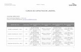 CURSOS DE CAPACITACION LABORAL
