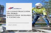 LA CONSTRUCCIÓN EN PERÚ: INDUSTRIA SEGURA Y ESENCIAL - CEMEX