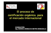 El proceso de certificacion Orgánica