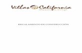 REGALAMENTO DE CONSTRUCCIÓN - Villas California