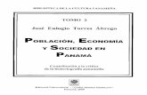 POBLACIÓN, ECONOMÍA Y SOCIEDAD EN PANAMÁ