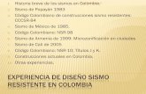 EXPERIENCIA DE DISEÑO SISMO RESISTENTE EN COLOMBIA