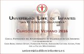 CURSOS DE VERANO 2016 - Universidad Libre de Infantes
