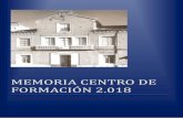 MEMORIA CENTRO DE FORMACIÓN 2